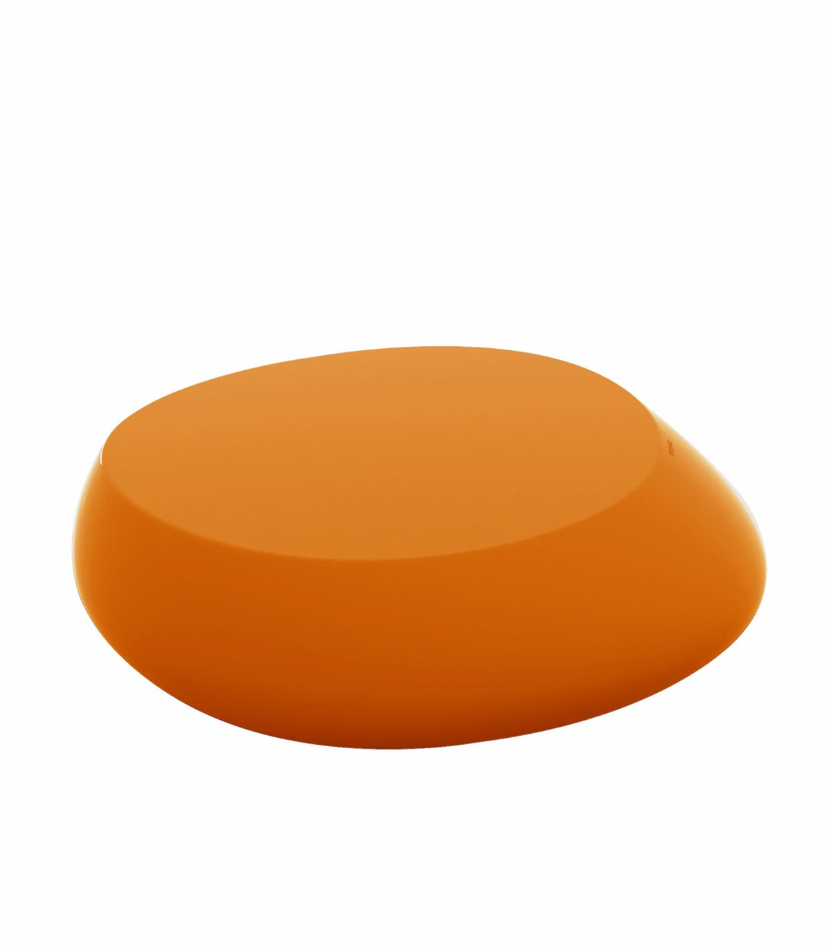 STONE lacquered design coffee table - VONDOM - orange