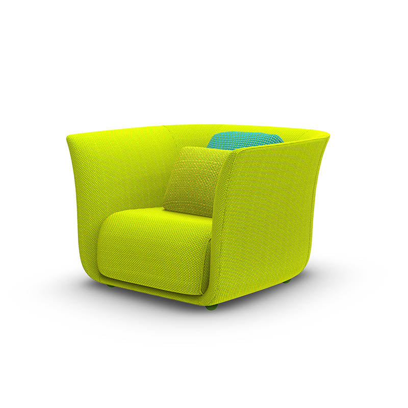 SUAVE Lounge Chair - Fauteuil Extérieur Tissu - VONDOM