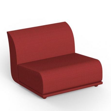 SUAVE Sofa Armless - Outdoor Fabric Bench - VONDOM