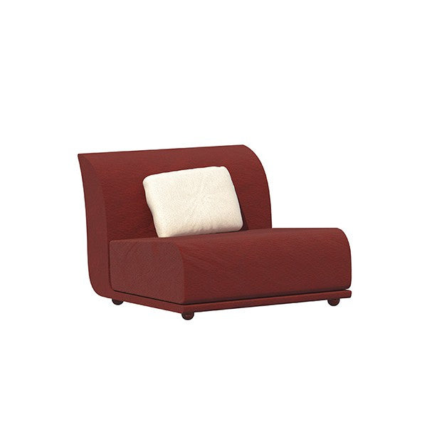 SUAVE Sofa Armless - Outdoor Fabric Bench - VONDOM
