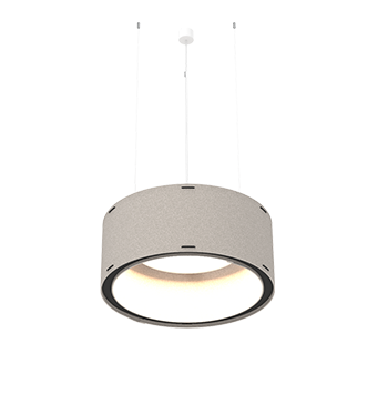 ACOUSTIC TROM - Acoustic Pendant Light Cylindrical Shape