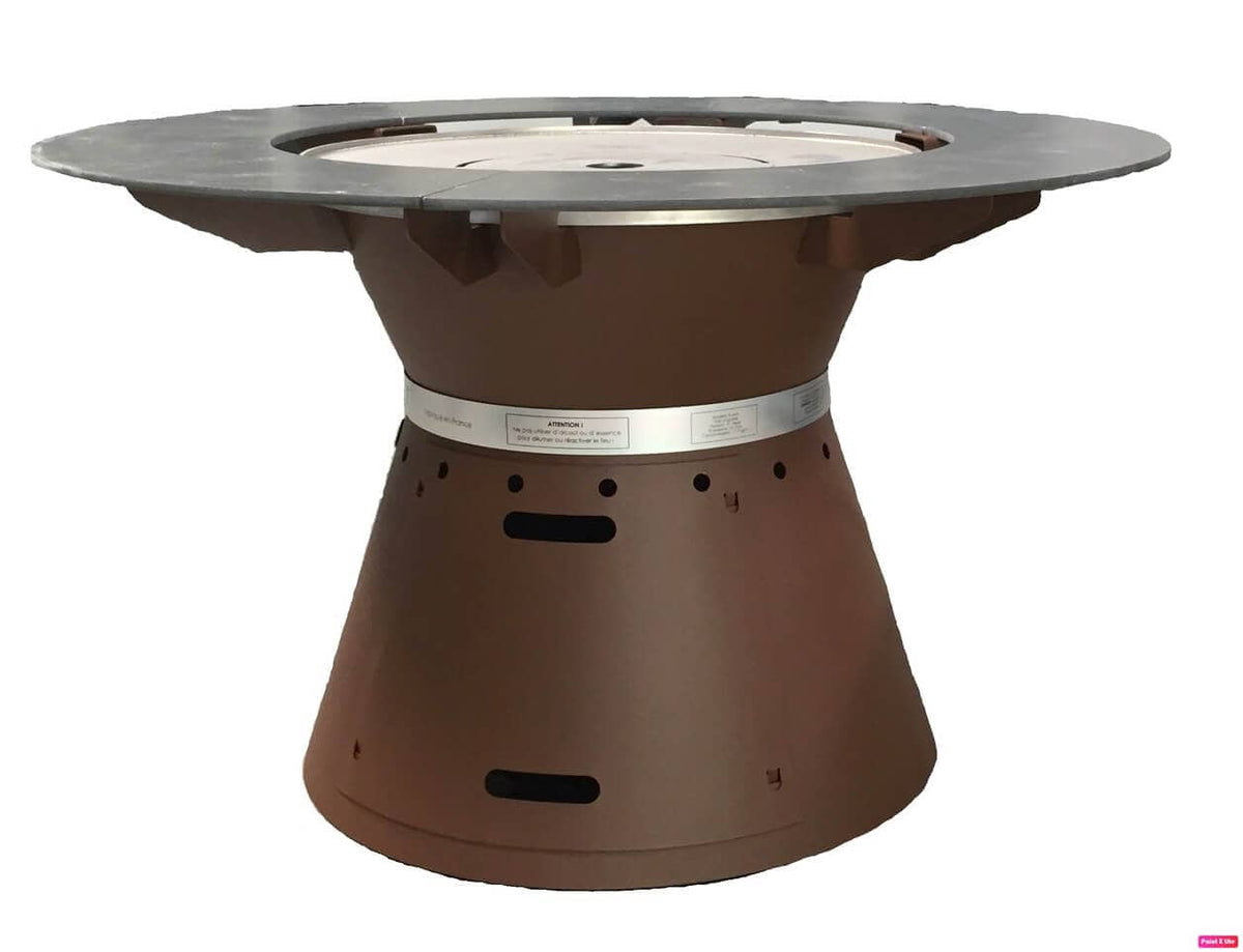 FUSION MEDIUM WOOD Outdoor table Barbecue Brazier Barbecue 8 place settings VULX