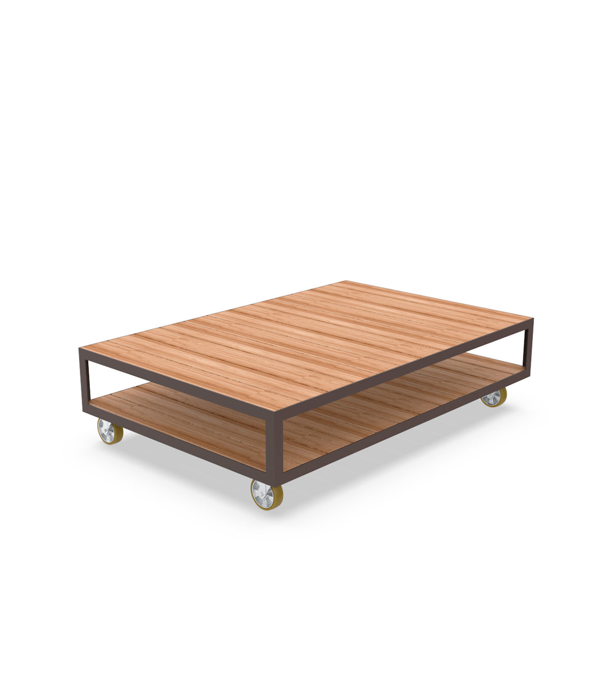 VINEYARD EXTRA-LARGE COFFEE TABLE - Outdoor Wooden Coffee Table