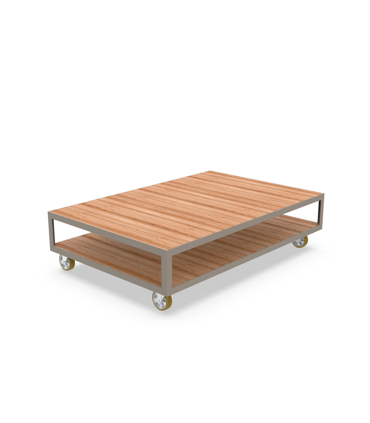 VINEYARD EXTRA-LARGE COFFEE TABLE - Outdoor Wooden Coffee Table