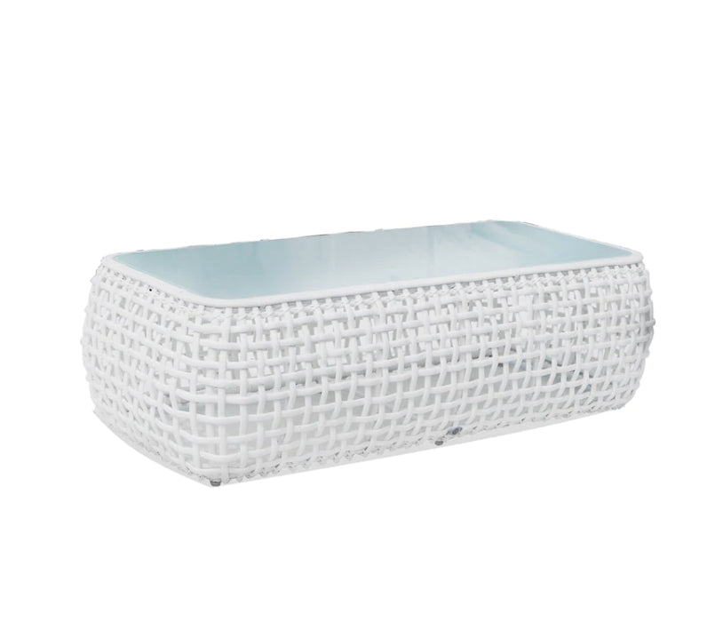 DYNASTY Outdoor Braided Coffee Table