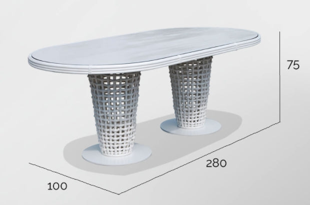 Table De Jardin Tressée DYNASTY