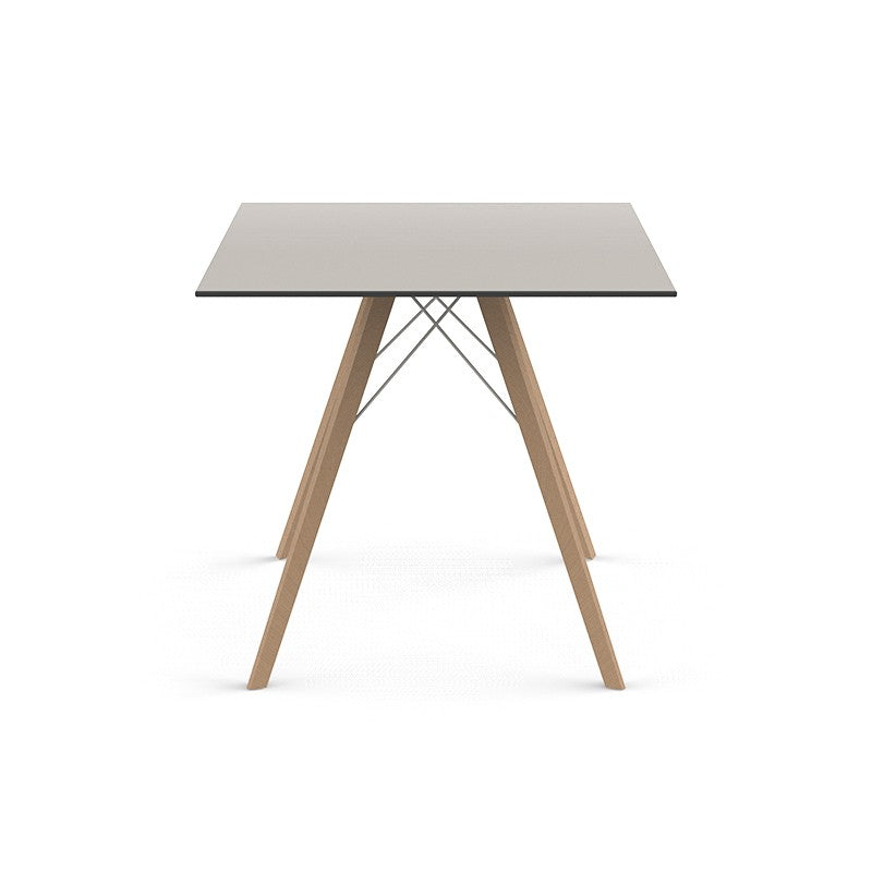 FAZ WOOD DINING TABLE 80X80X74 - Table restaurant 2 personnes en Bois