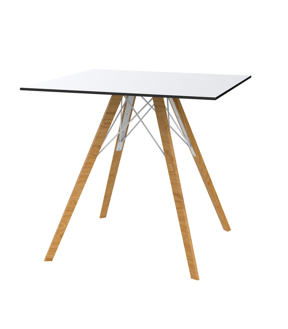 FAZ WOOD DINING TABLE 80X80X74 - Table restaurant 2 personnes en Bois