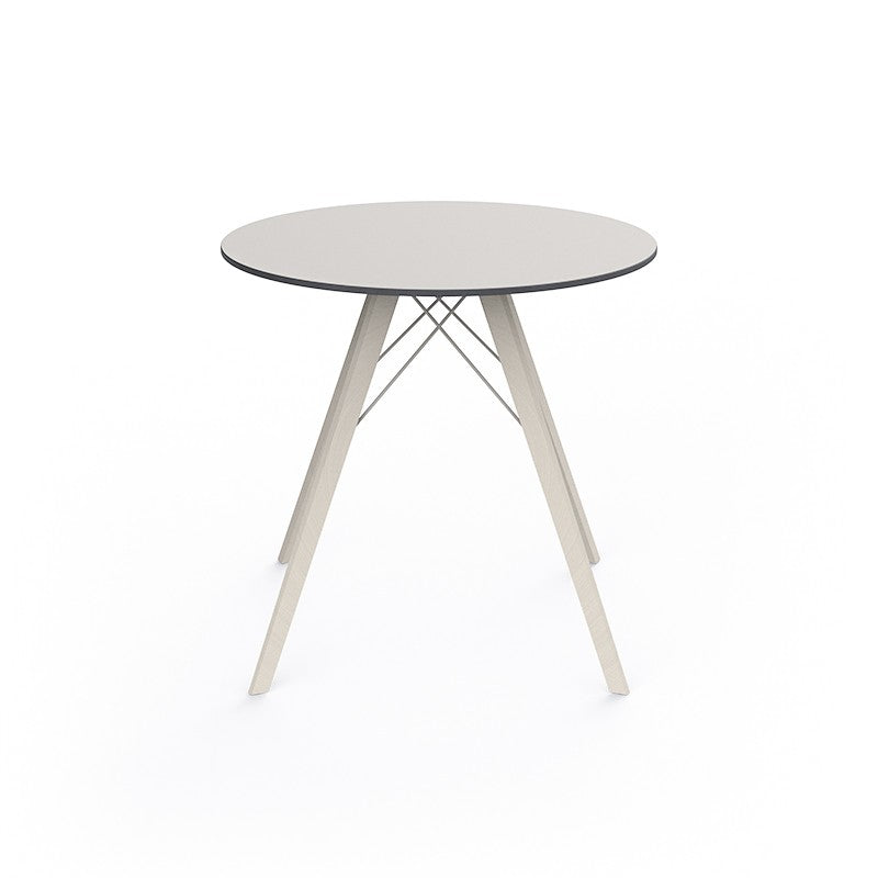 FAZ WOOD DINING TABLE Ø80X74 - Round Wooden Restaurant Table