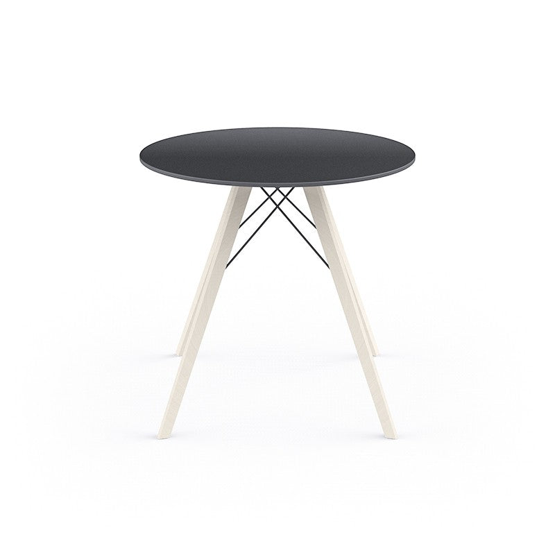 FAZ WOOD DINING TABLE Ø80X74 - Round Wooden Restaurant Table