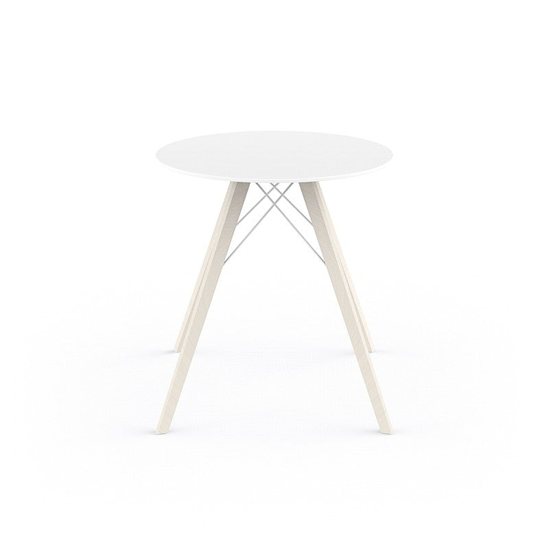 FAZ WOOD DINING TABLE Ø70X74 - Round Wooden Table 2 persons