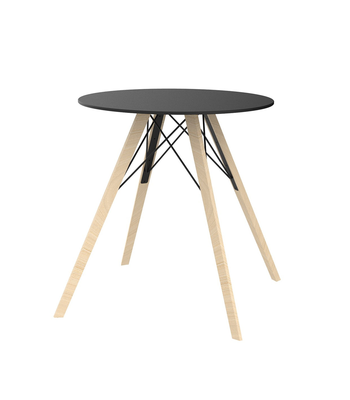 FAZ WOOD DINING TABLE Ø70X74 - Round Wooden Table 2 persons