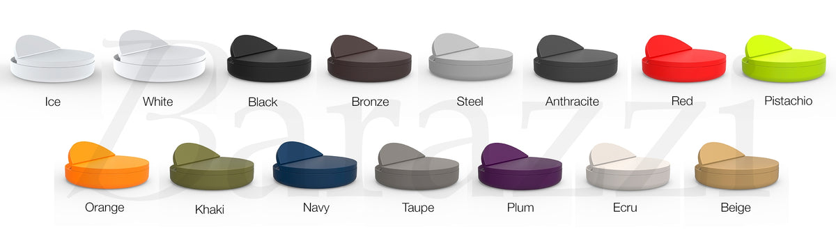 Matt Colors for ULM Daybed with Reclining Backrest by Vondom