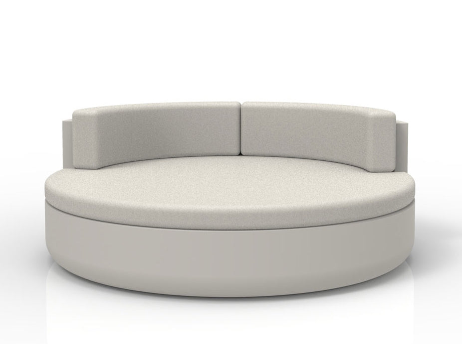ULM Large Round Daybed with Backrest by Vondom