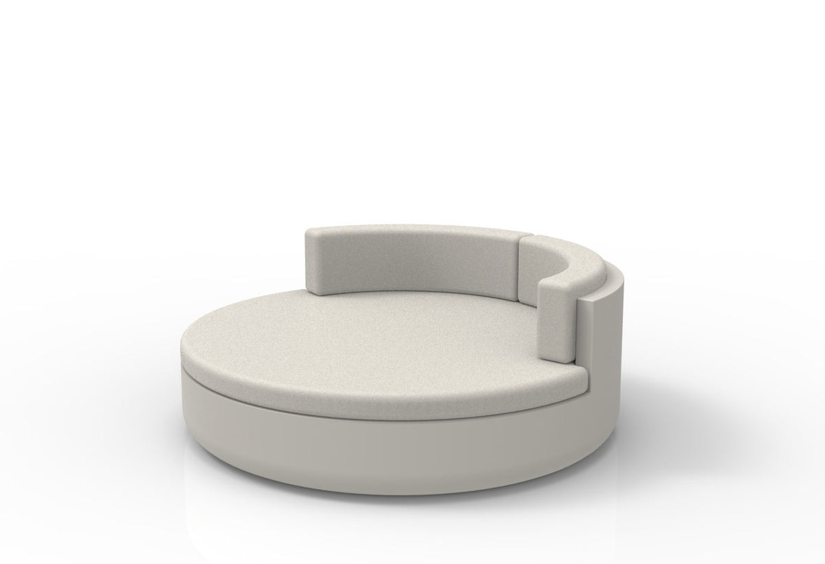 ULM Round Daybed without sun shade system with backrest