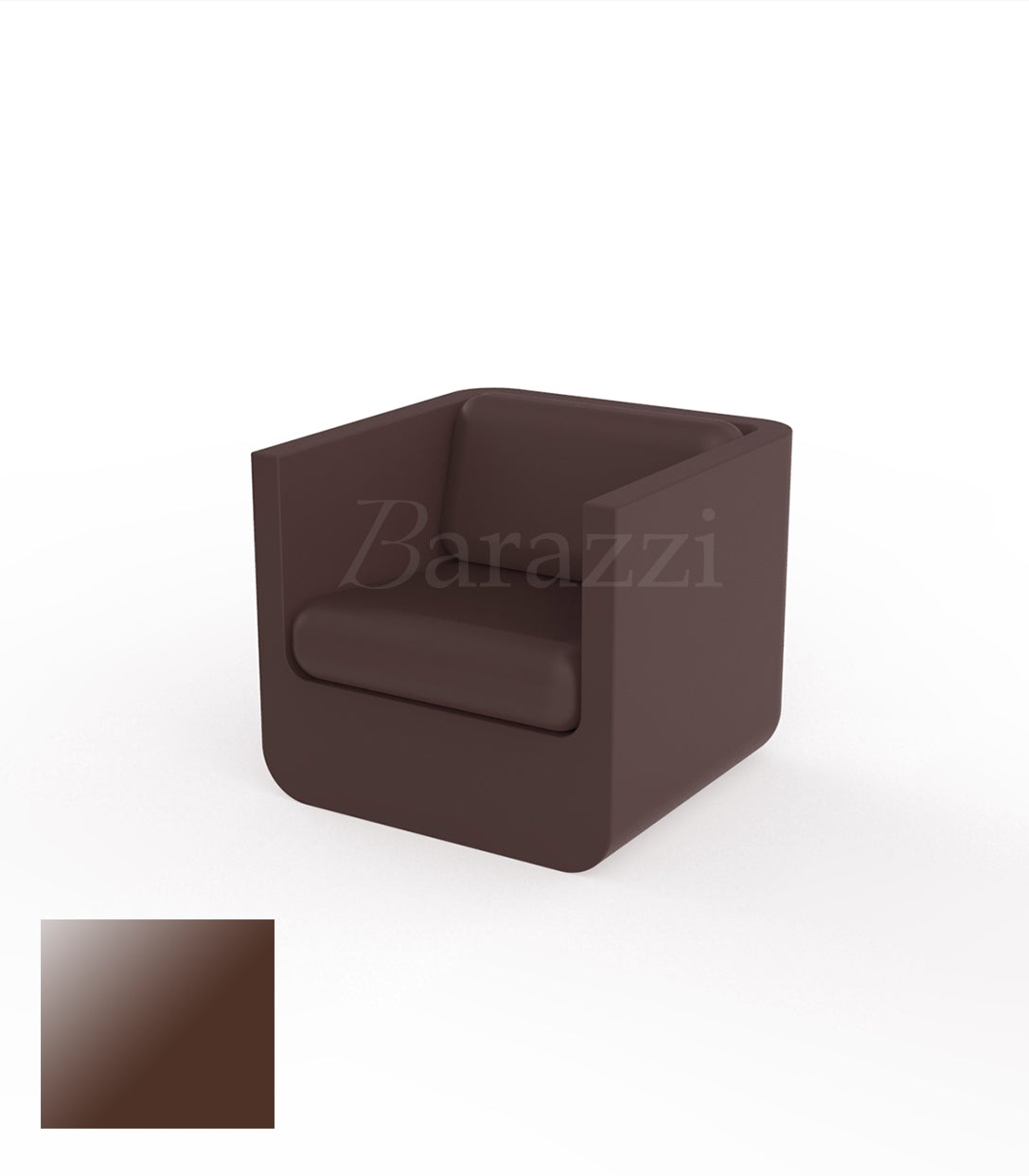 ULM Fauteuil Marron Laque Vondom