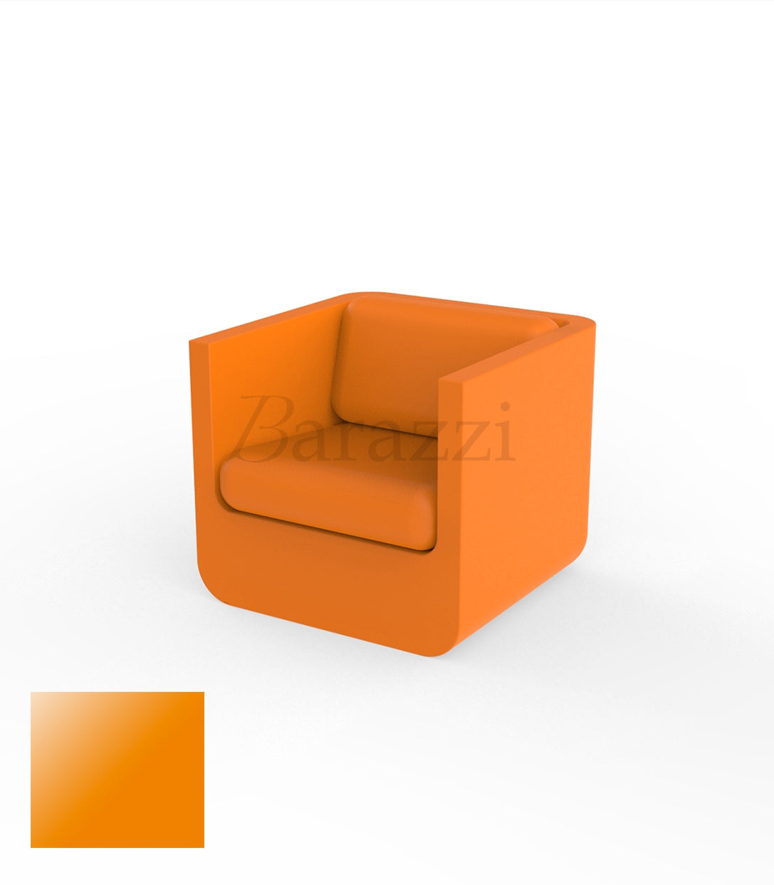 ULM Fauteuil Orange Laque Vondom