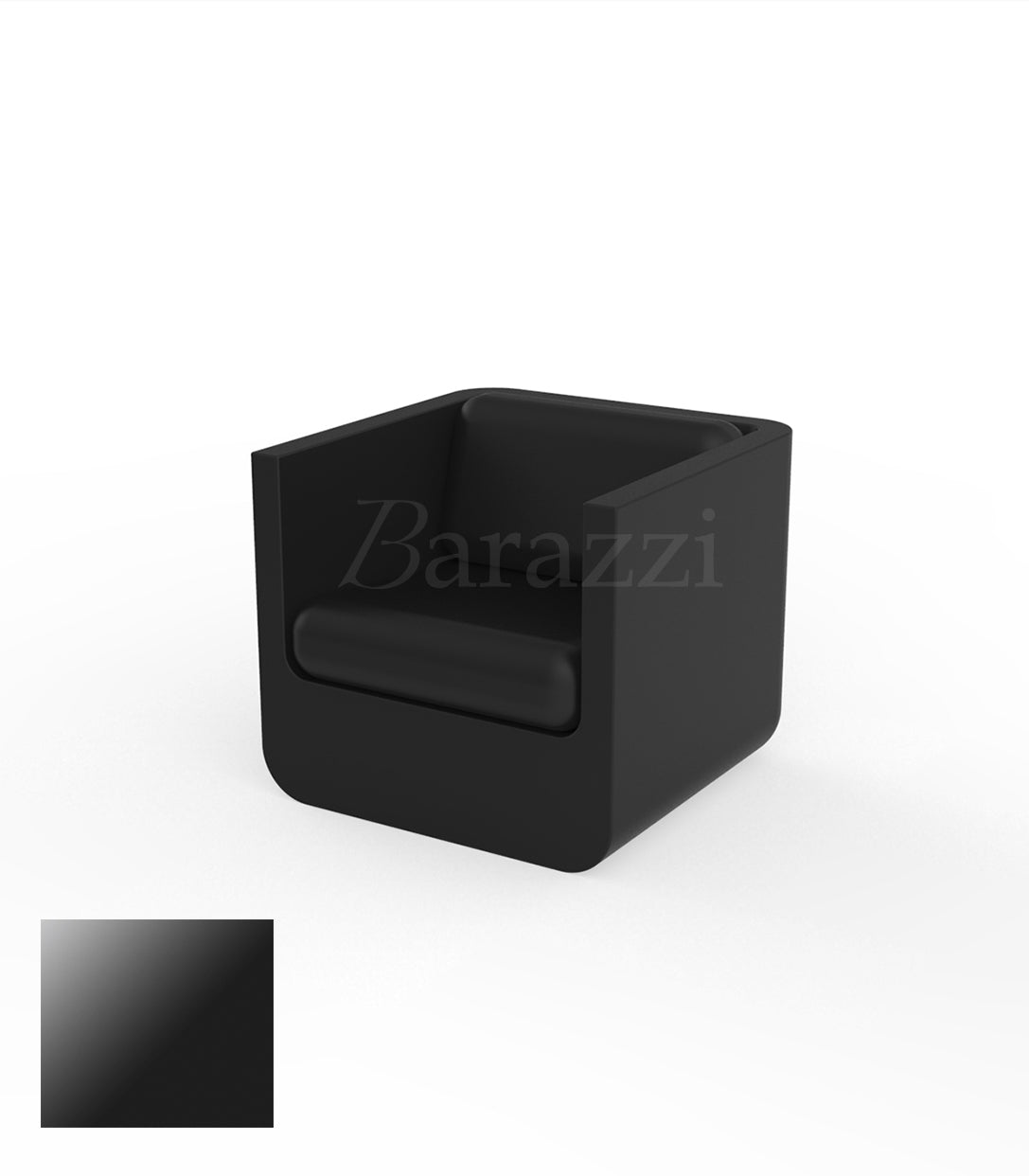 ULM Fauteuil Noir Laque Vondom