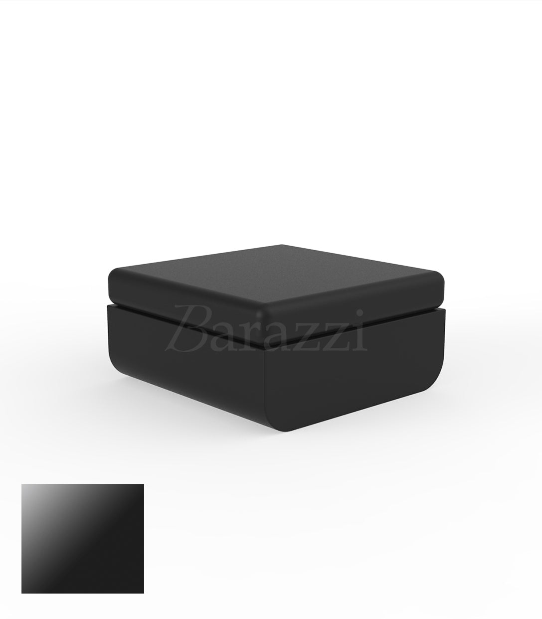 ULM Pouf Black Lacquered Vondom