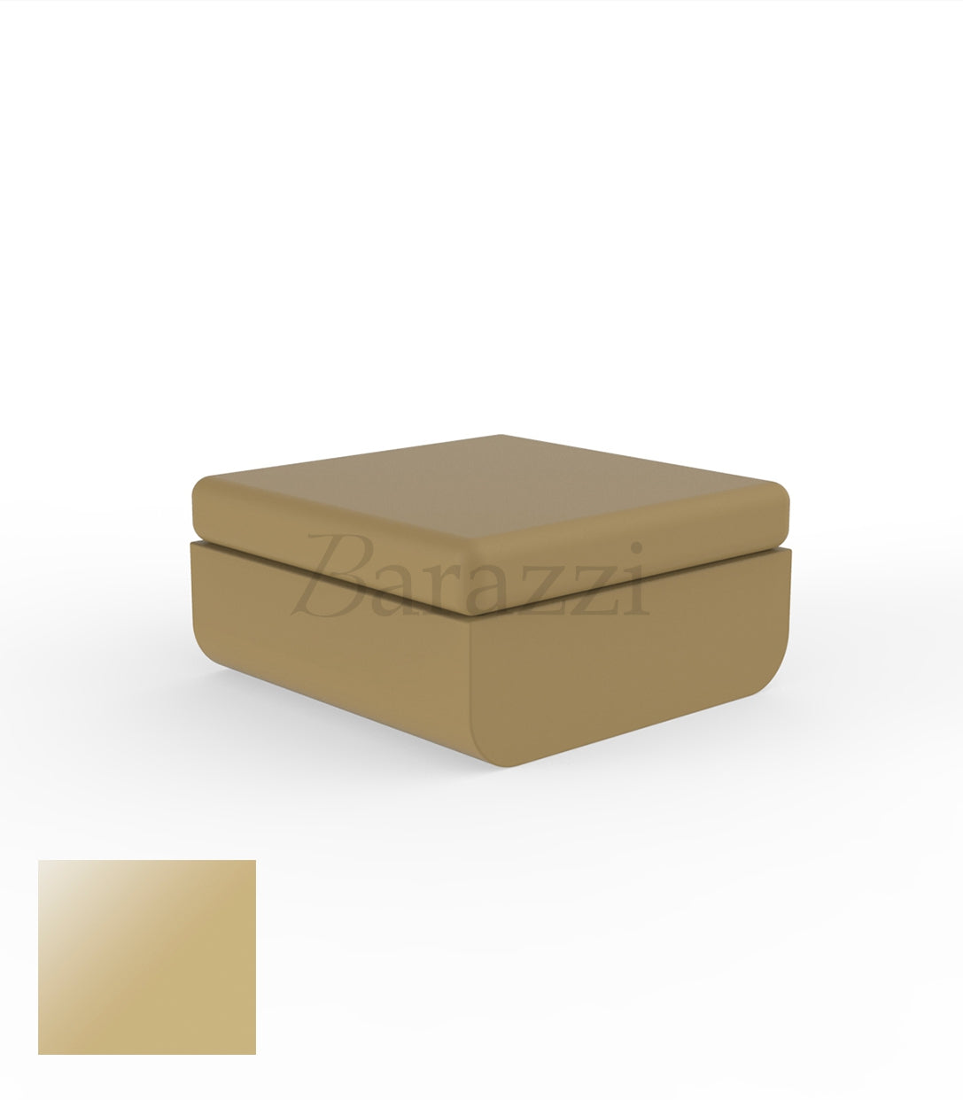 ULM Pouf Beige Lacquered Vondom
