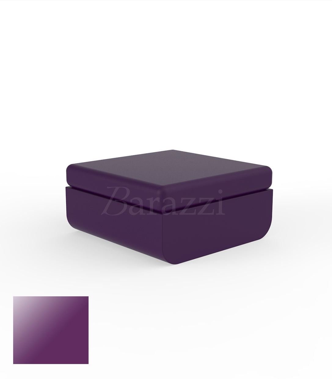 ULM Pouf Plum Lacquered Vondom