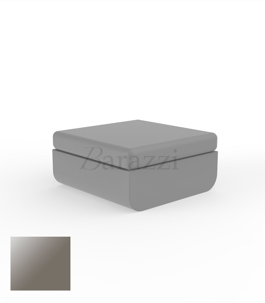 ULM Pouf Taupe Lacquered Vondom
