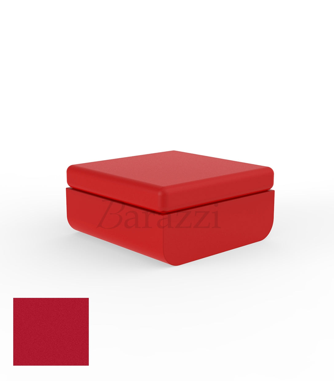 ULM Pouf Rouge Polyethylene Mat Vondom