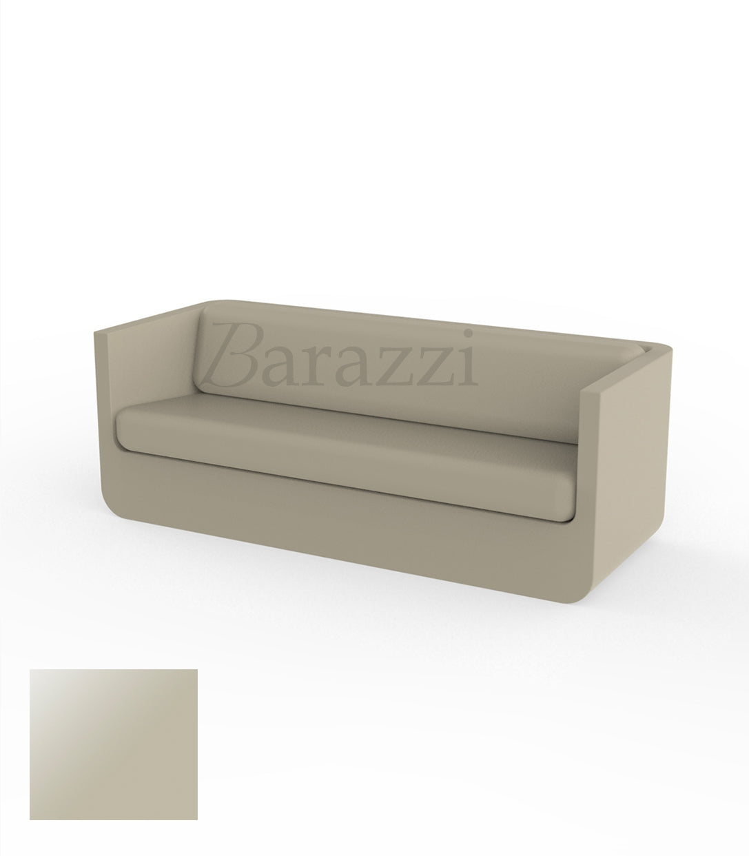 ULM Sofa Ecru Laque Vondom