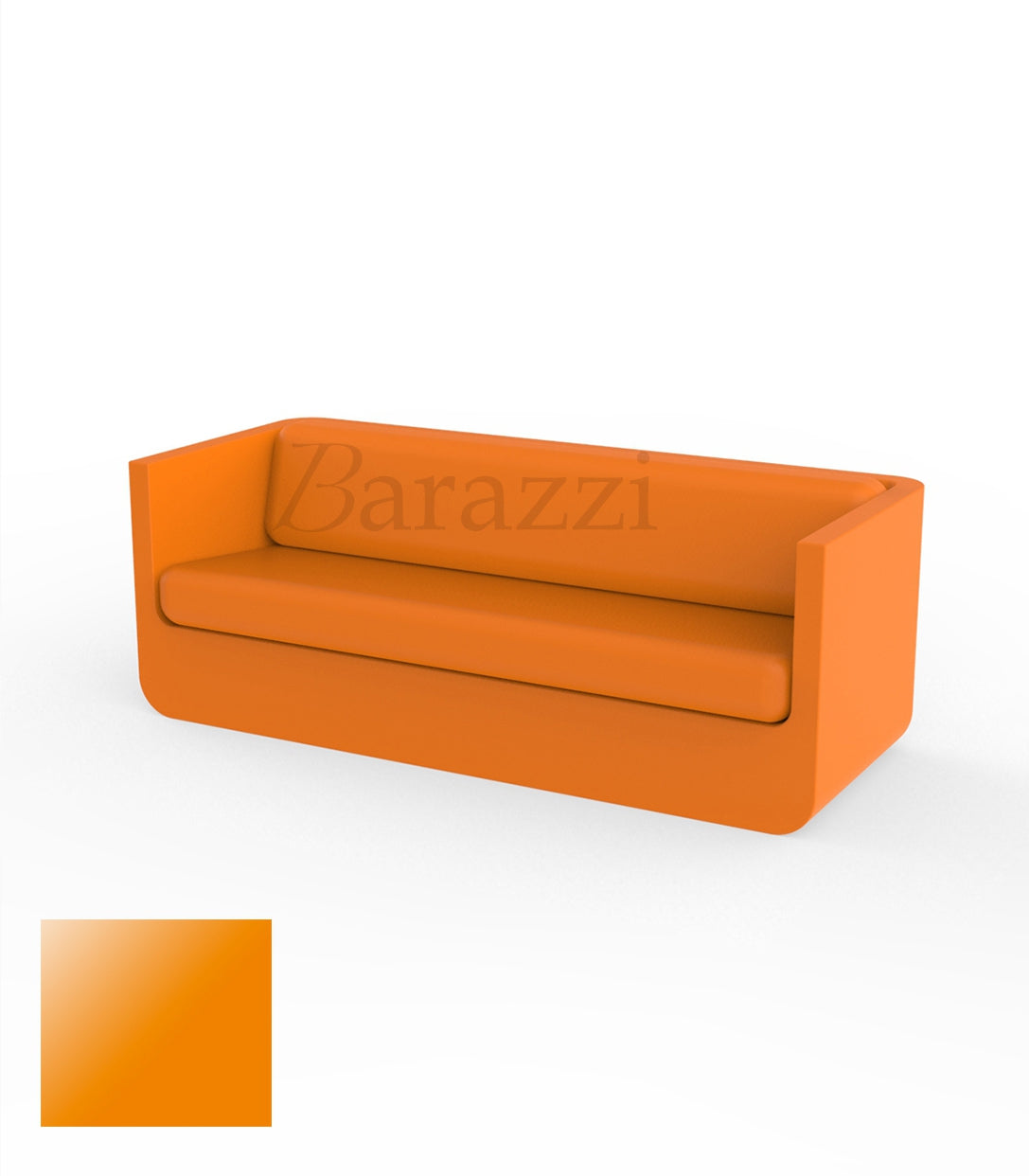 ULM Sofa Orange Laque Vondom