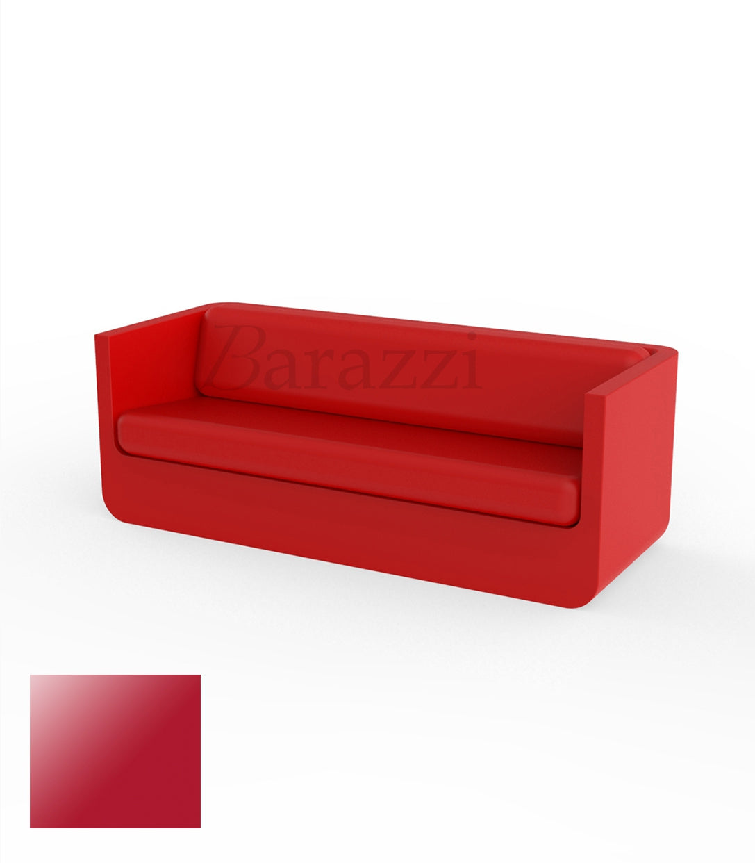 ULM Sofa Rouge Laque Vondom
