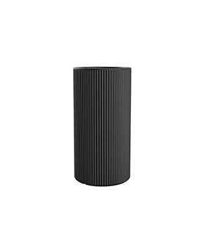 POT GATSBY CYLINDRIQUE 80 cm - Vase Cylindrique Rainuré
