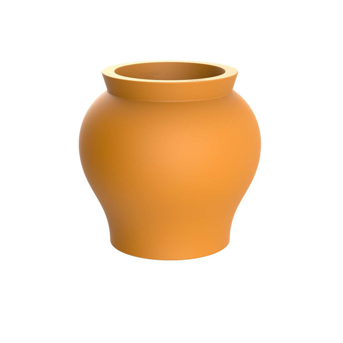 Vase Vernis Courbé orange