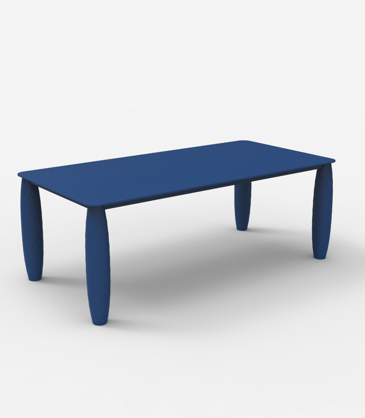Grande table rectangulaire VASES Vondom - bleu