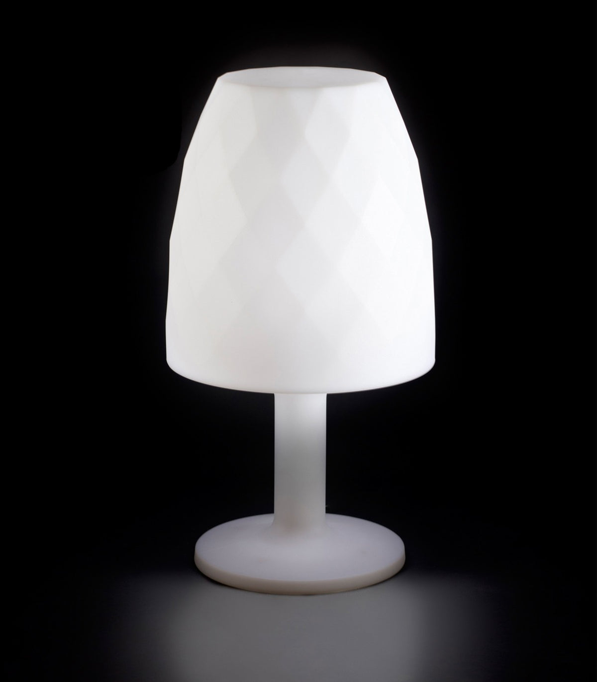 VASES small white LED design lamp (Ø38x70 cm) - Vondom