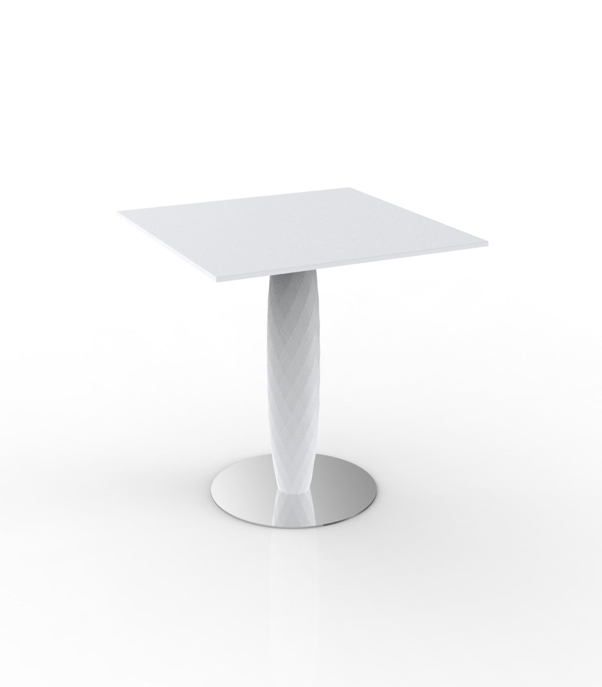 VASES square table with central leg (70x70x74 cm) - Vondom