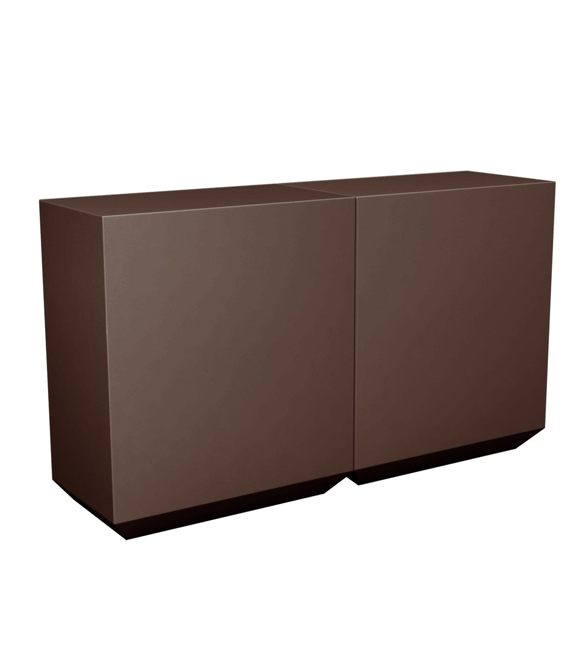 VELA 200 lacquered straight module - bronze