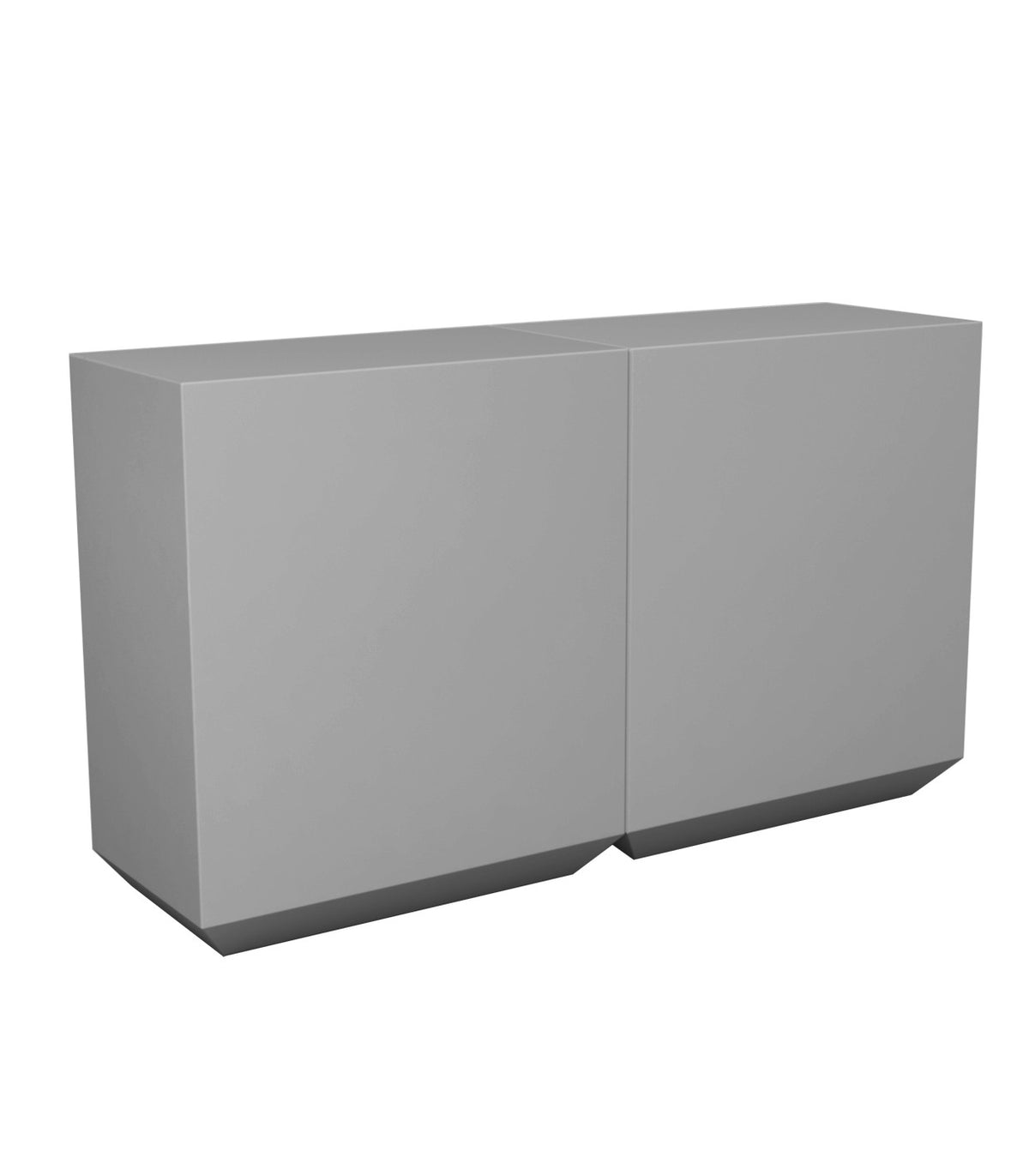 VELA 200 lacquered straight module - steel grey