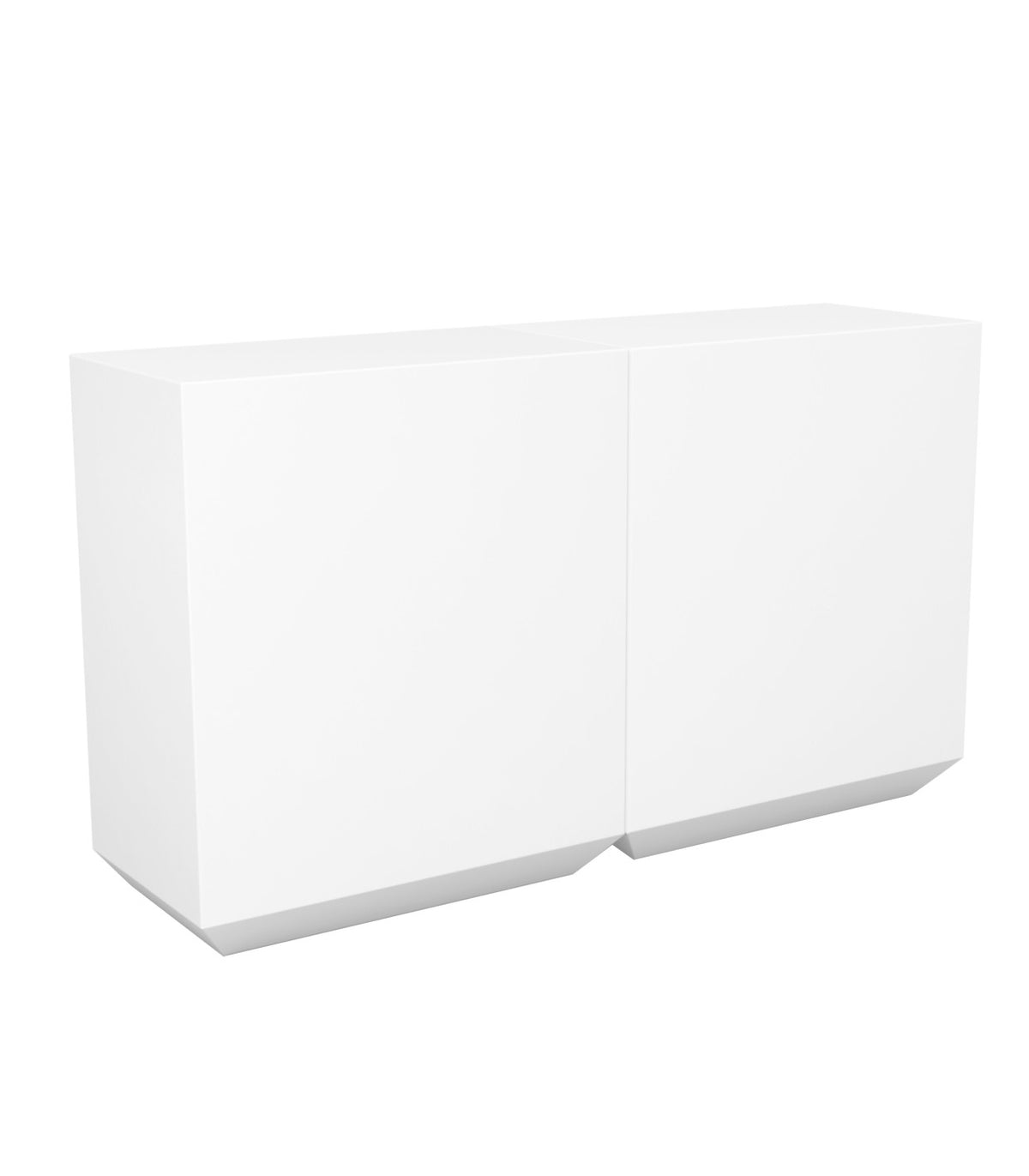 VELA 200 lacquered straight module - white