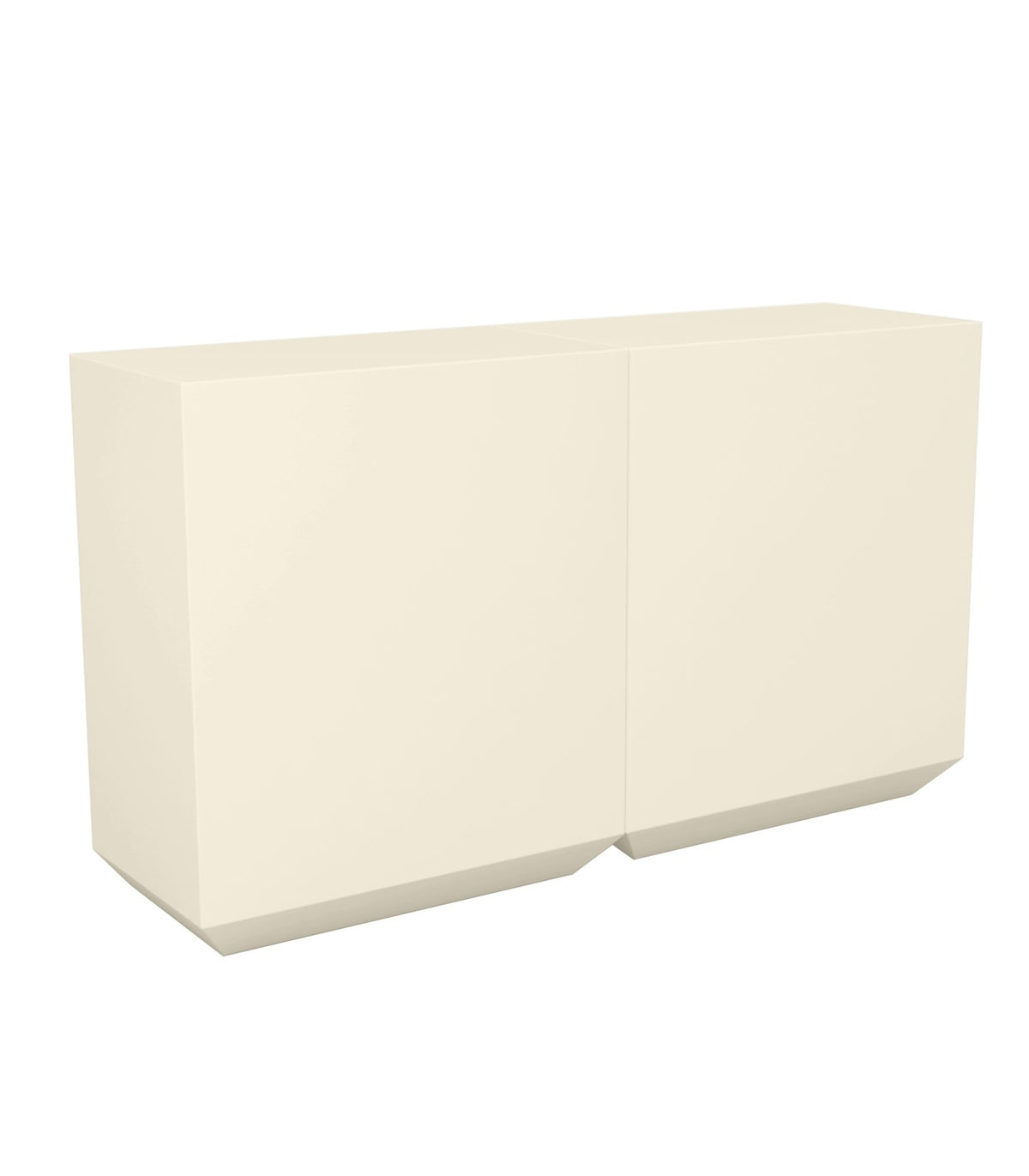 VELA 200 lacquered straight module - ecru