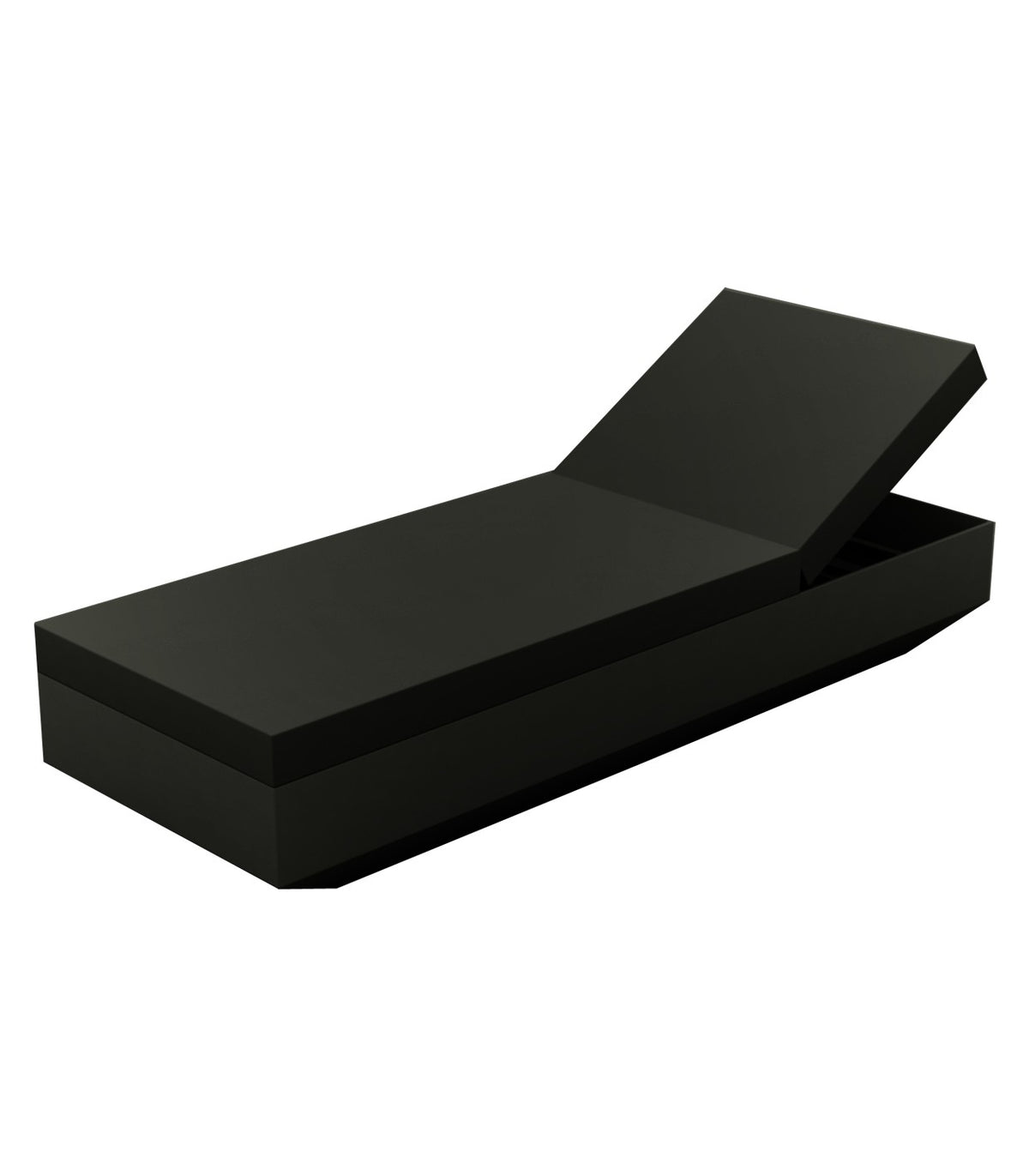VELA lacquered design lounge chair - Vondom - black