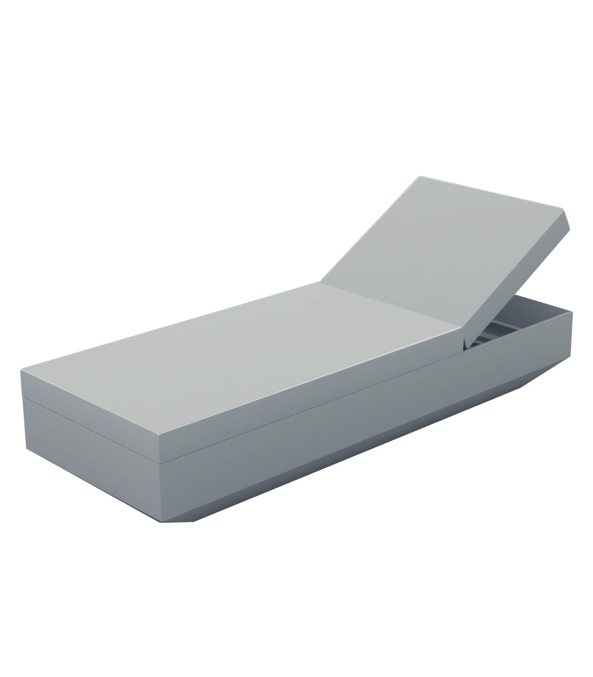 Vela Design Lounge Chair Vondom - steel grey