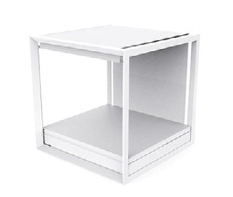 Daybed Chair Square Matt with Canopy with Blinds