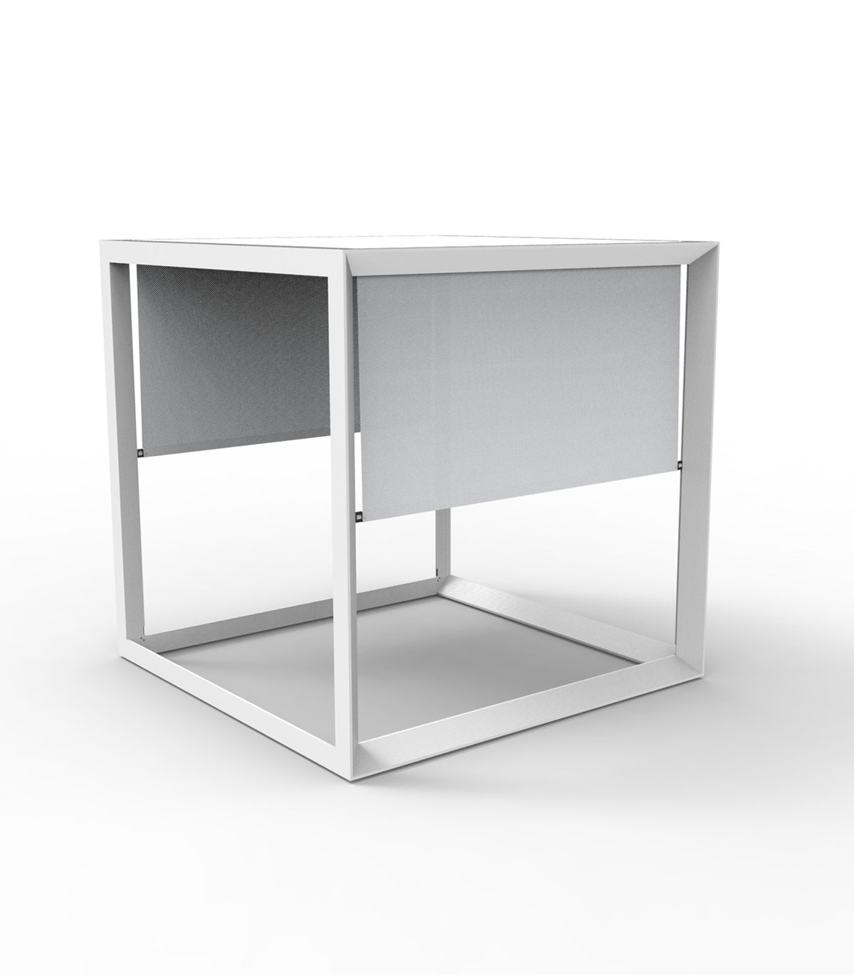 Pergola Cubique VELA de Vondom Couleur Blanche