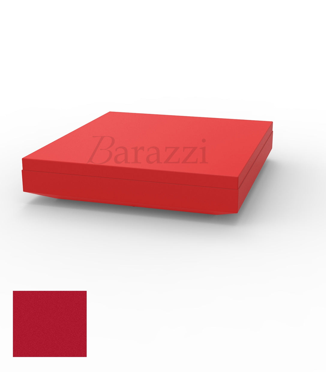 Lit de Jardin Géant Vela Daybed 200 par Vondom - Rouge Mat