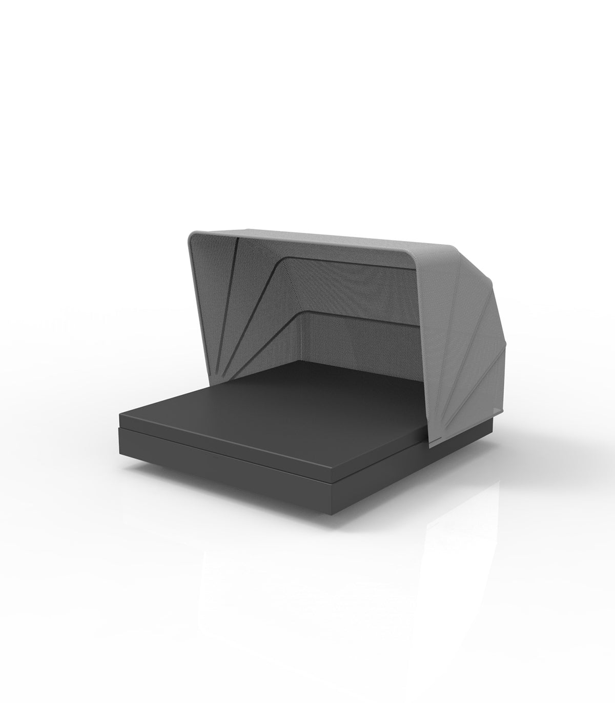 VELA DAYBED Carré Parasol Laqué - VONDOM