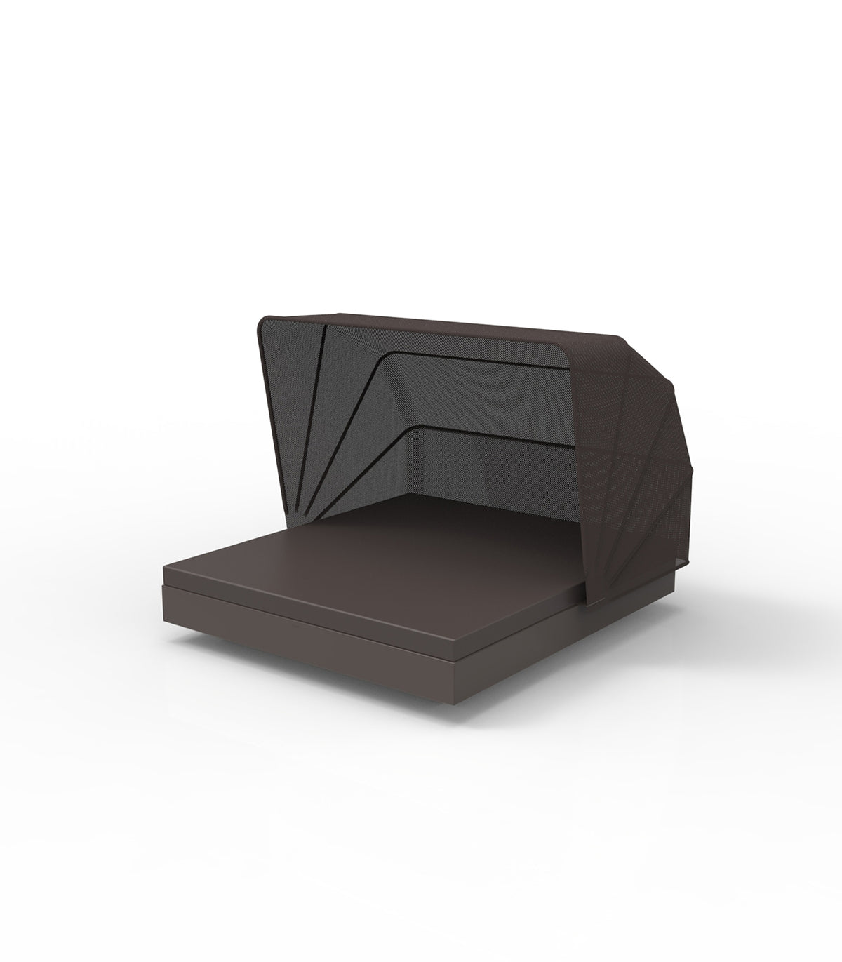VELA DAYBED Carré Parasol Laqué - VONDOM