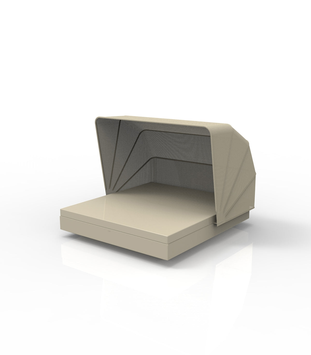 VELA DAYBED Carré Parasol Laqué - VONDOM