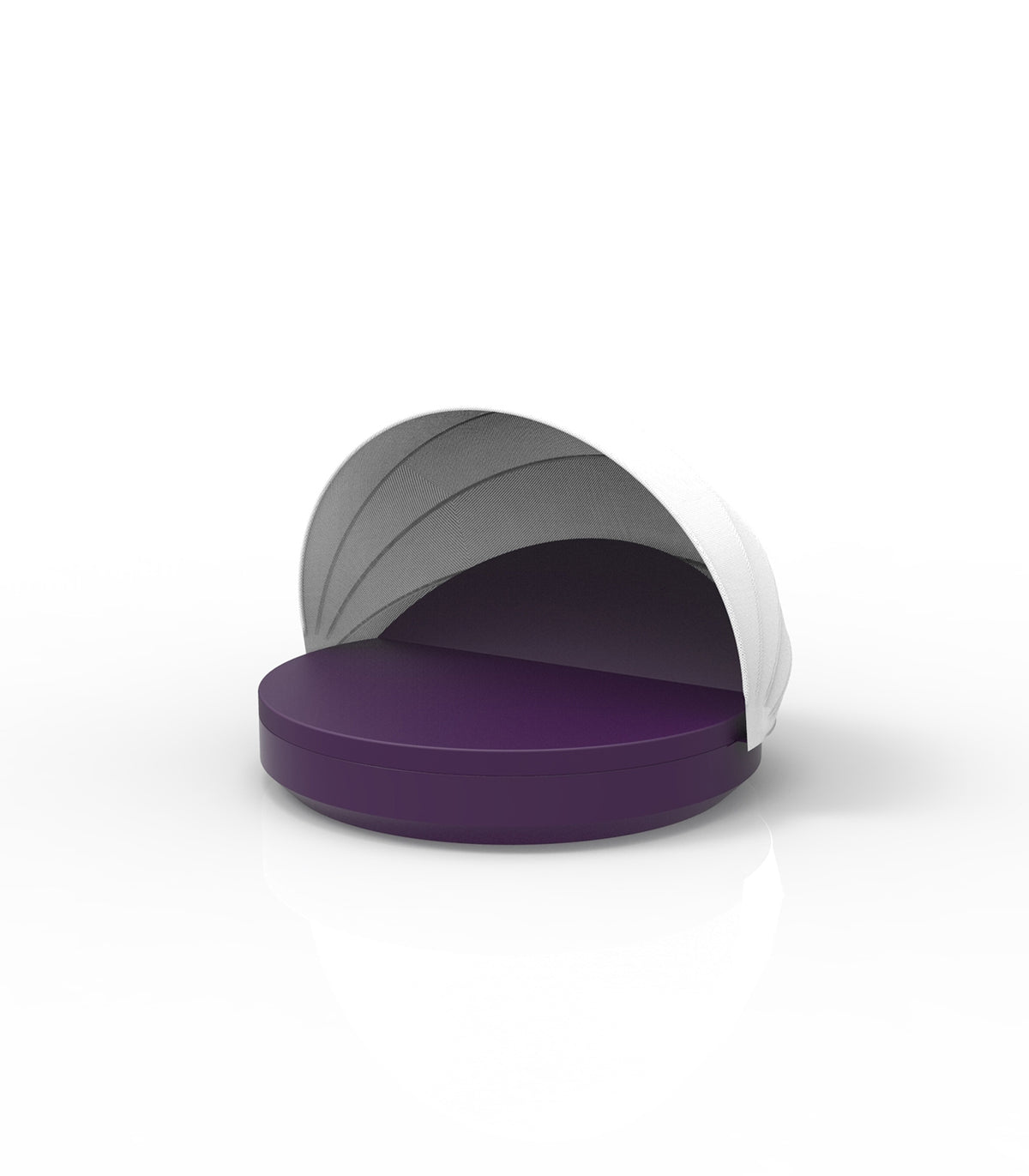 VELA DAYBED Rond Inclinable Parasol Laqué - VONDOM
