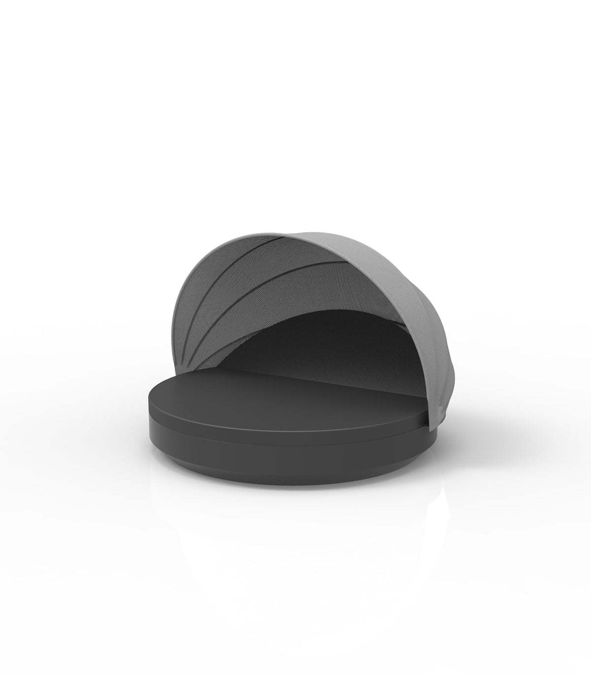VELA DAYBED Rond Inclinable Parasol Laqué - VONDOM