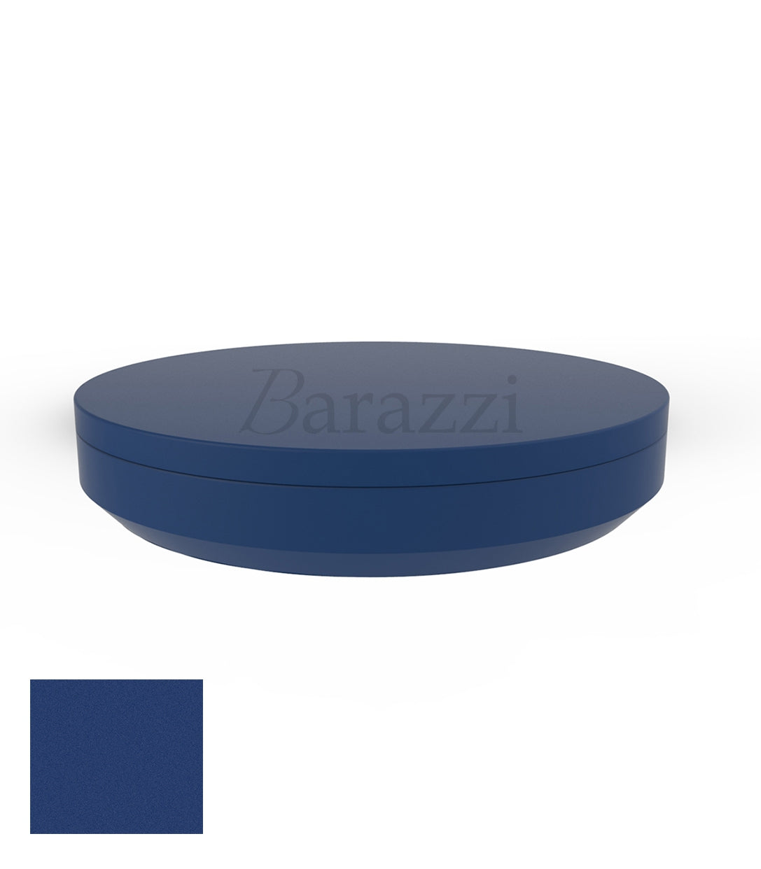 Lit de Jardin Rond Vela Daybed 210 (bleu mat) par Vondom